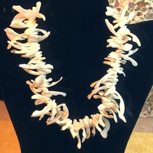 Puka Shell Statement Necklace #73B